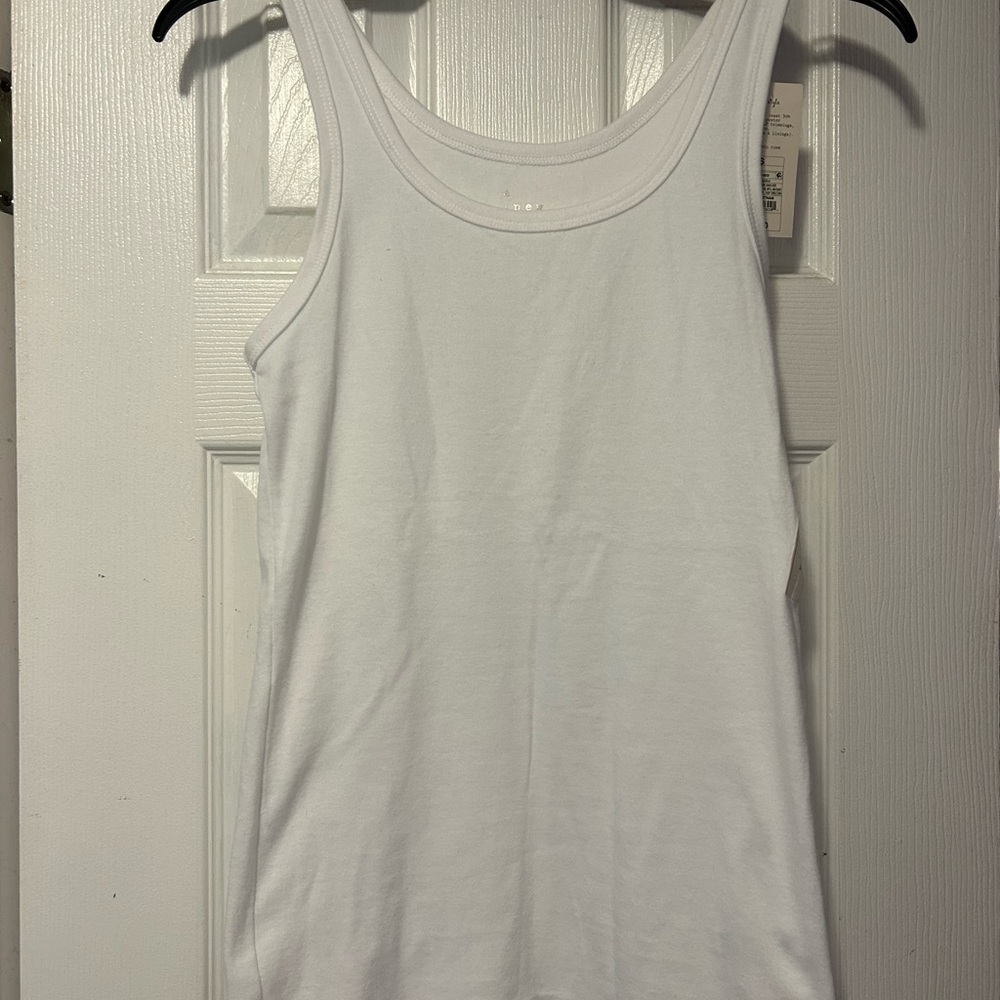 a new day White Tank Top